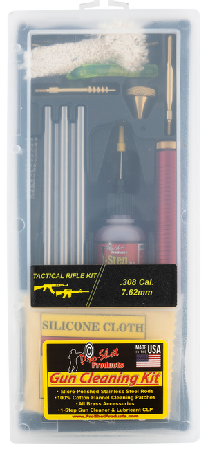 Pro-Shot TR308KIT Tactical Classic Box Kit Multi-Caliber Rifle/Black Plastic Case