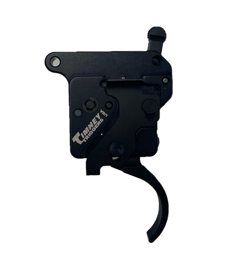 Timney Triggers 521 Featherweight Deluxe  Curved Trigger with 3 lbs Draw Weight for Rem Model 7