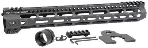 Midwest Industries MICRLW14 Combat Lightweight AR-15 Black Hardcoat Anodized Aluminum/Polymer 14" Picatinny/M-LOK
