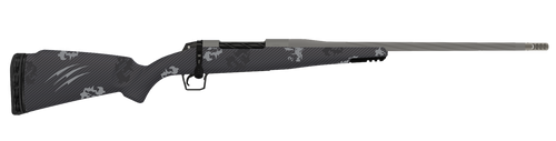 Fierce Firearms TWROG7PRC20GP Twisted Rogue 7mm PRC 20" Tungsten Cerakote Steel Threaded Barrel, Drilled & Tapped Steel Receiver, LR Negative Comb Phantom Camo Carbon Fiber Stock