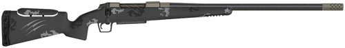 Fierce Firearms FCTRXP308WIN20TP CT Rival XP 308 Win 4+1 20" C3 Carbon Fiber, Tungsten Gray Titanium Rec, Phantom Camo Carbon Fiber Rival Stock with Adj. Cheek Piece, Radial TI Muzzle Brake