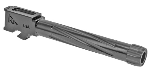 Rival Arms RA20G104D Precision V1 Match Grade 9mm Luger Compatible w/Glock 17 Gen5, 4.49" Fluted Threaded PVD Stainless Steel