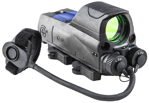 Meprolight USA 0687703 MOR PRO  Black 1 x 30 mm 2.2 MOA Dot/Bullseye Reticle Red & IR Laser
