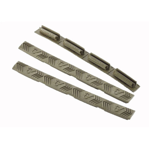 M-LOK RAIL COVER 4-SLOT 3-PACK OD GREEN