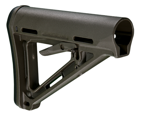 Magpul MAG400-ODG MOE Carbine Stock OD Green Synthetic for AR-15, M16, M4 with Mil-Spec Tube (Tube Not Included)
