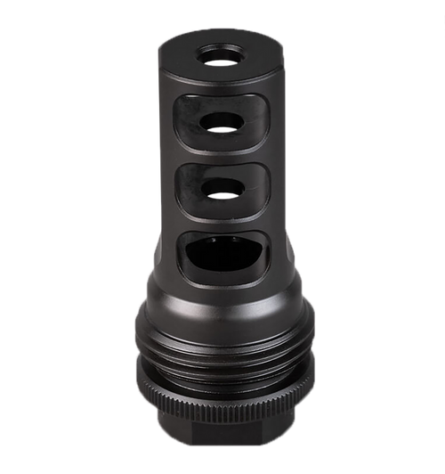 SilencerCo AC1961 ASR Muzzle Brake Black Nitride 11/16"x24 Threads 458 Cal