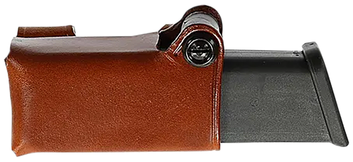 Galco HMC24 HMC Mag Carrier Horizontal Tan Steerhide Fits Glock 17 Gen 1-5 Ambidextrous