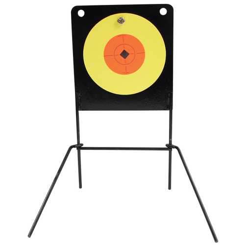 Birchwood Casey 47652 World of Targets Spoiler Alert Rimfire Pistol/Rifle Orange/Yellow AR400 Steel
