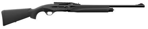 Retay USA GORSLBLK24 Gordion  Slug 12 Gauge 3" 4+1 24" Black Vent Rib Barrel, Stainless Aluminum Receiver, Fixed w/Pistol Grip Black Synthetic Stock