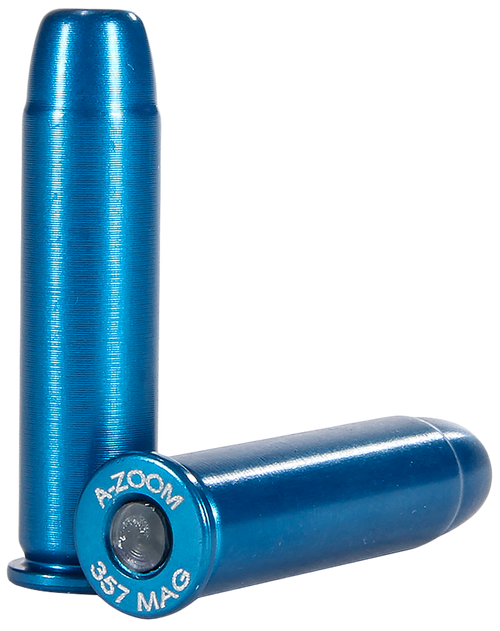 A-Zoom 16319 Revolver Blue Snap Caps 357Mag 12Pack