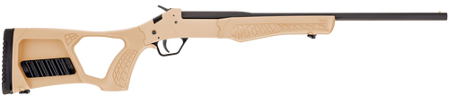 Rossi SSP1TAN Tuffy Single Shot Youth 410 Gauge Break Open 3" 1rd 18.50" Matte Black Barrel, Matte Black Steel Receiver, Tan Synthetic Thumbhole Stock w/Shell Holder, Right Hand