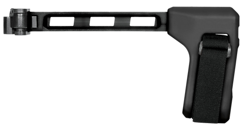 SB Tactical FS1913-01-SB FS1913-01-SB  Side Folding Black Synthetic with 9.60" OAL & Nylon Strap for AR-Platform with 1913 Picatinny Rail (Tube Not Included)
