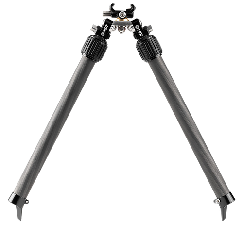 Mdt Sporting Goods Inc 114770BLK BackCountry Bipod 7.50-14.30" High Black Carbon Fiber/Aluminum