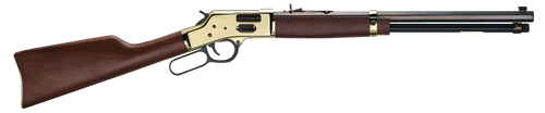 Henry H006GM Side Gate  357 Mag/38 Special 10+1 20" Blued Octagon Barrel, Polished Brass Rec, American Walnut Stock, Adj. Sight