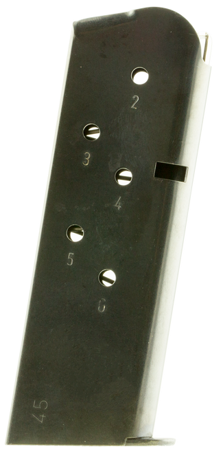 Magnum Research MAG1911456 1911  Black Detachable 6rd 45 ACP