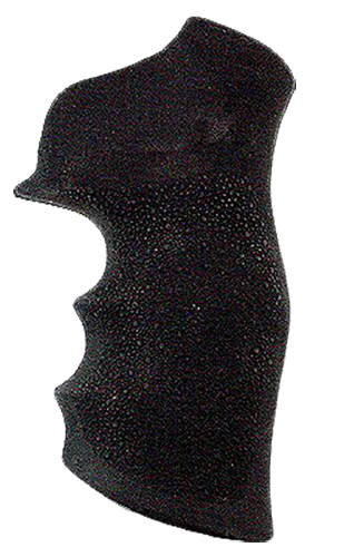 Hogue 80000 Monogrip Finger Grooves Black Rubber Fits Ruger GP100/Super Redhawk