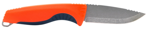 S.O.G SOG17410341 Aegis FX  3.70" Fixed Drop Point Plain Satin 4116 Krupp SS Blade, Recue Red w/Indigo Accents GRN Handle, Includes Sheath