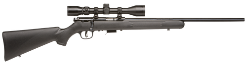 Savage Arms 91806 93 FXP Full Size 22 WMR 5+1 21" Matte Black Sporter Barrel, Matte Black Drilled & Tapped Carbon Steel Receiver, Matte Black Fixed Synthetic Stock, 3-9x40mm Duplex, Right Hand