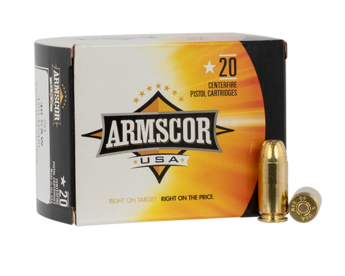 Armscor AC403N USA  40S&W 180gr Jacketed Hollow Point 20 Per Box/25 Case