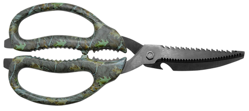 Camillus 19403 Multi-Function Game Shears Camo Shears 4" Serrated Titanium Bonded Blade, 9" Long