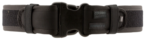 Blackhawk 44B2XLBK Ergonomic Duty Belt Padded Black Cordura 44-48" 2.25" Wide Buckle Closure