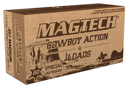 Magtech 357L Cowboy Action  357Mag 158gr Lead Flat Nose 50 Per Box/20 Case