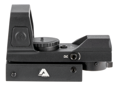 Aim Sports RT503F Full-Size Reflex Sight  Matte Black 1x33mm Red/Green Multi Reticle