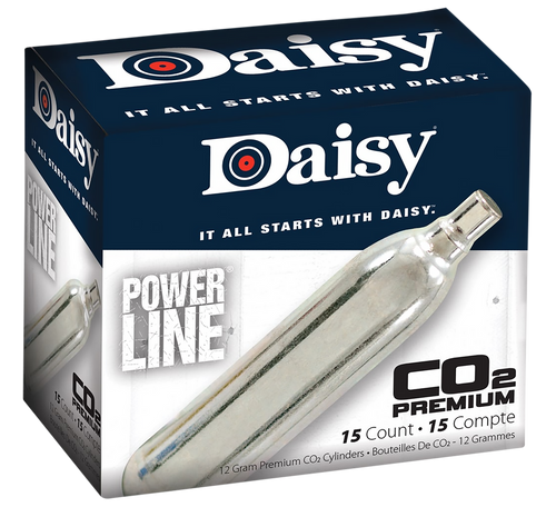 Daisy 997015611 Powerline CO2 Cylinder 12gram 15/Pack