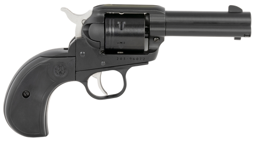 Ruger 2015 Wrangler  22 LR 6 Shot 3.75" Black Cerakote Steel Barrel, Black Cerakote Aluminum Frame, Black Cerakote Cylinder, Black Birdshead Grip, Exposed Hammer