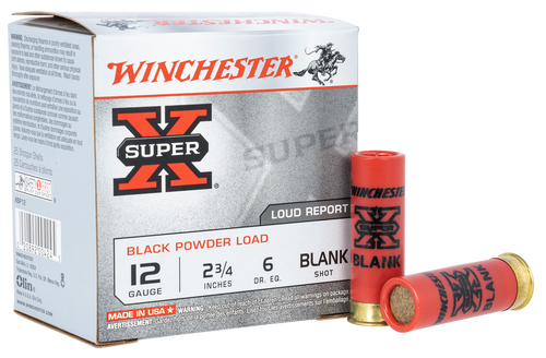 Winchester Ammo XBP12W Super X Blank 12Gauge 2.75" 25 Per Bx/10 Case