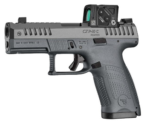 CZ P-10 C 9mm 4" COA Blk/Grey (2)15-rd