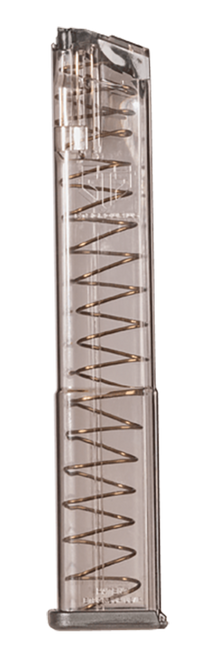 ETS Group SMKGLK18G2 Pistol Mags  31rd 9mm Luger Compatible w/ Glock 18 Smoke Polymer