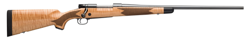 Winchester Repeating Arms 535218226 Model 70 Super Grade 270 Win Caliber with 5+1 Capacity, 24" Barrel, High Polished Blued Metal Finish & Gloss AAA Maple Stock Right Hand (Full Size)