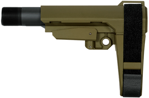 SB Tactical SBA3X04SB SBA3 X Synthetic OD Green 5-Position Adjustable for AR-Platform (Tube Not Included)