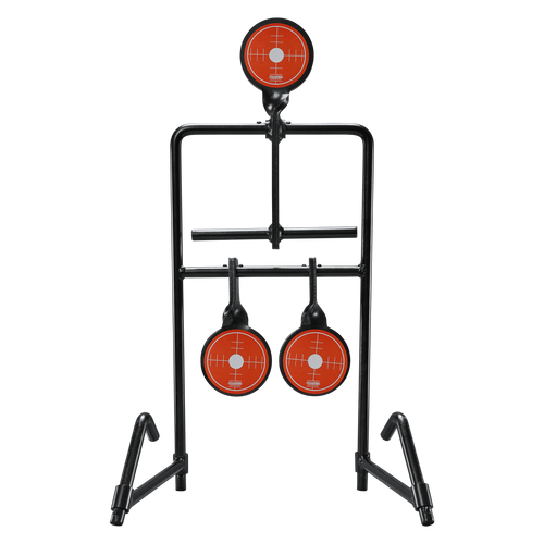 Champion Targets 40870 Gong Auto Reset Handgun Black/Orange Standing 3 Targets