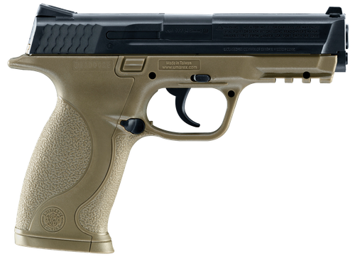 Umarex 2255051 S&W M&P  CO2 177 BB 19+1 4.25" FDE Polymer Grips