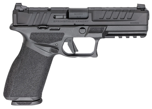 Springfield Armory EC9459BU Echelon  Full Size 9mm Luger 20+1 4.50" Black Melonite Steel Barrel & Optic Ready/Serrated Steel Slide, Black Polymer Frame w/Picatinny Rail, Textured Grip, 2 Mags