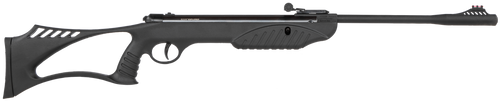 Umarex 2244020 Explorer Youth Spring Piston 177 Pellet 1rd Black Rec/Barrel Black All Weather Thumbhole Stock