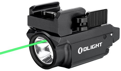 Olightstore Usa Inc OBALDRMINIBK Baldr Mini Black Anodized 100/600 Lumens White LED Green Laser