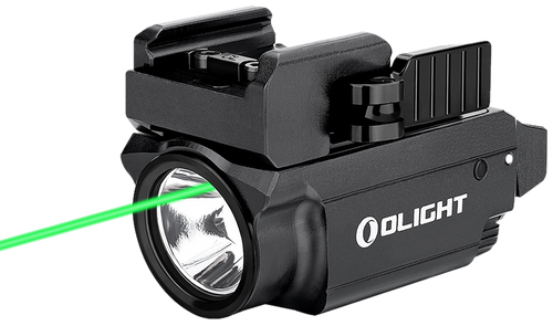 Olightstore Usa Inc OBALDRMINIBK Baldr Mini Black Anodized 100/600 Lumens White LED Green Laser