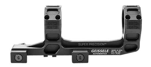 Geissele Automatics 05381B AR15 Super Precision Scope Mount/Ring Combo Black Anodized