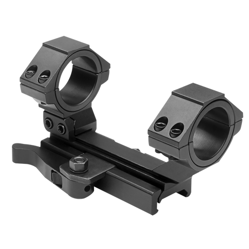 NcStar MARCQ AR15 Adjustable QR Scope Mount/Ring Combo Black Anodized