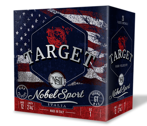Nobel/eurosports Llc ANS121FSC8 Target  12Gauge 2.75" 1oz 8Shot 25 Per Box/10Case