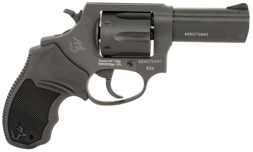 Taurus 2-856P31 856 T.O.R.O. Small 38 Special +P 6 Shot 3" Matte Black Stainless Steel Barrel, Cylinder & Frame, Black Rubber Grip, Transfer Bar Safety, Exposed Hammer