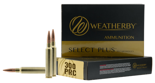 Weatherby M300P195HCB Select Plus  300PRC 195gr Hammer Custom 20 Per Box/10 Case