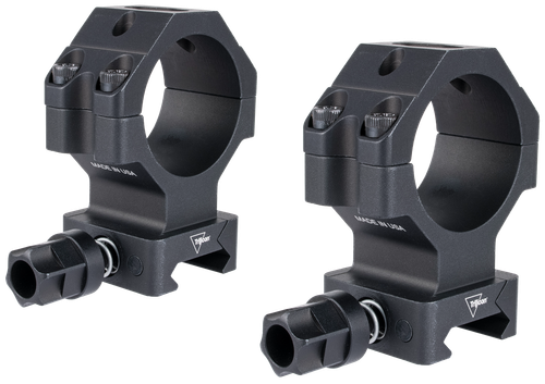 Trijicon AC22071 Scope Rings with Q-LOC Technology  Matte Black  34mm  Extra High