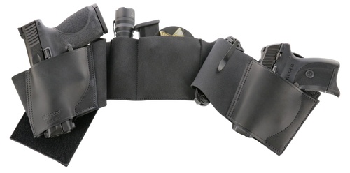 Galco UWBKXL2 UnderWraps 2.0 Black XL Leather/Nylon Handgun