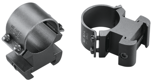 Weaver Mounts 49145 Sure Grip Windage Adjustable Rings  Matte Black 1" Extra High