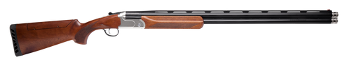 Stevens 18748 555 Sporting 12 Gauge 3" 2rd 30" Vent Rib Barrel, Silver Aluminum Receiver,  Turkish Walnut Adjustable Comb Stock