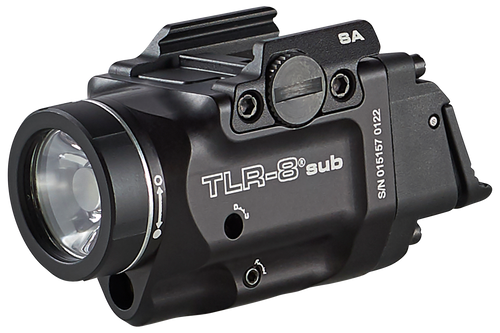 Streamlight 69419 TLR-8 Sub Gun Light with Red Laser  Black Anodized 500 Lumens White LED Springfield Armory Hellcat